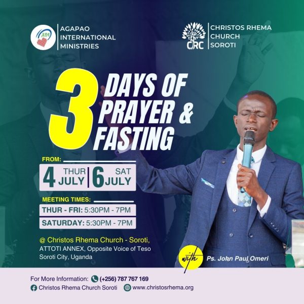 July Prayer & Fasting
