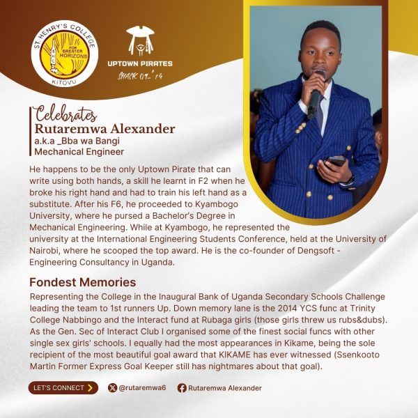 Rutaremwa Alexander